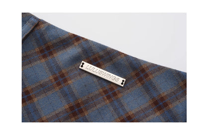 Bias Plaid A-Line Skirt In Long And Short Lengths