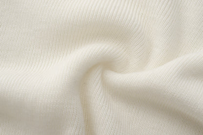 Machine Washable Wool High Neck Knit Top