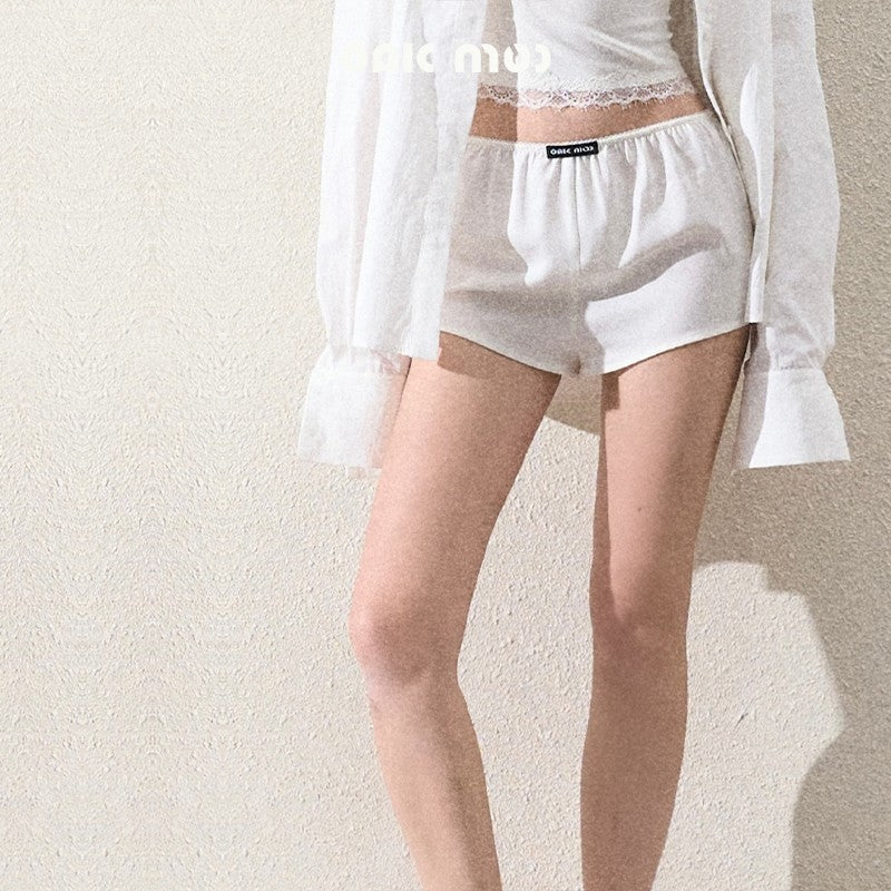 Matte Satin Lounge Shorts