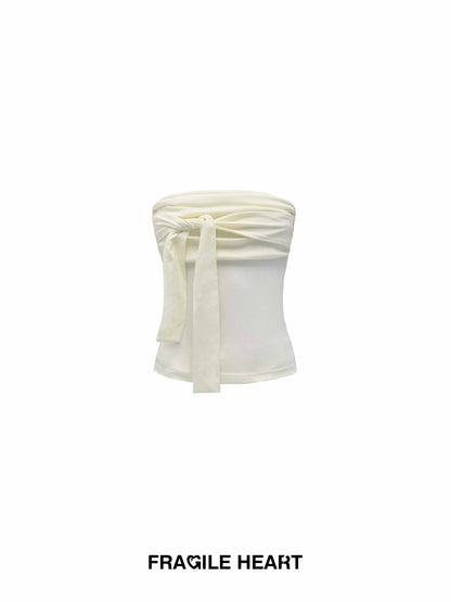 Soft Elastic Tied Tube Top