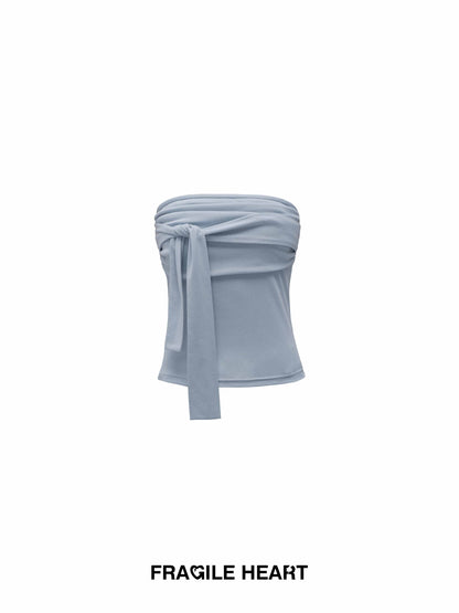Soft Elastic Tied Tube Top