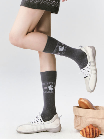 Little Rabbit Fair Isle Socks