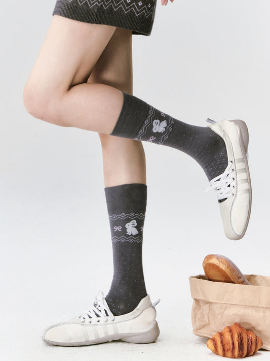 Little Rabbit Fair Isle Socks