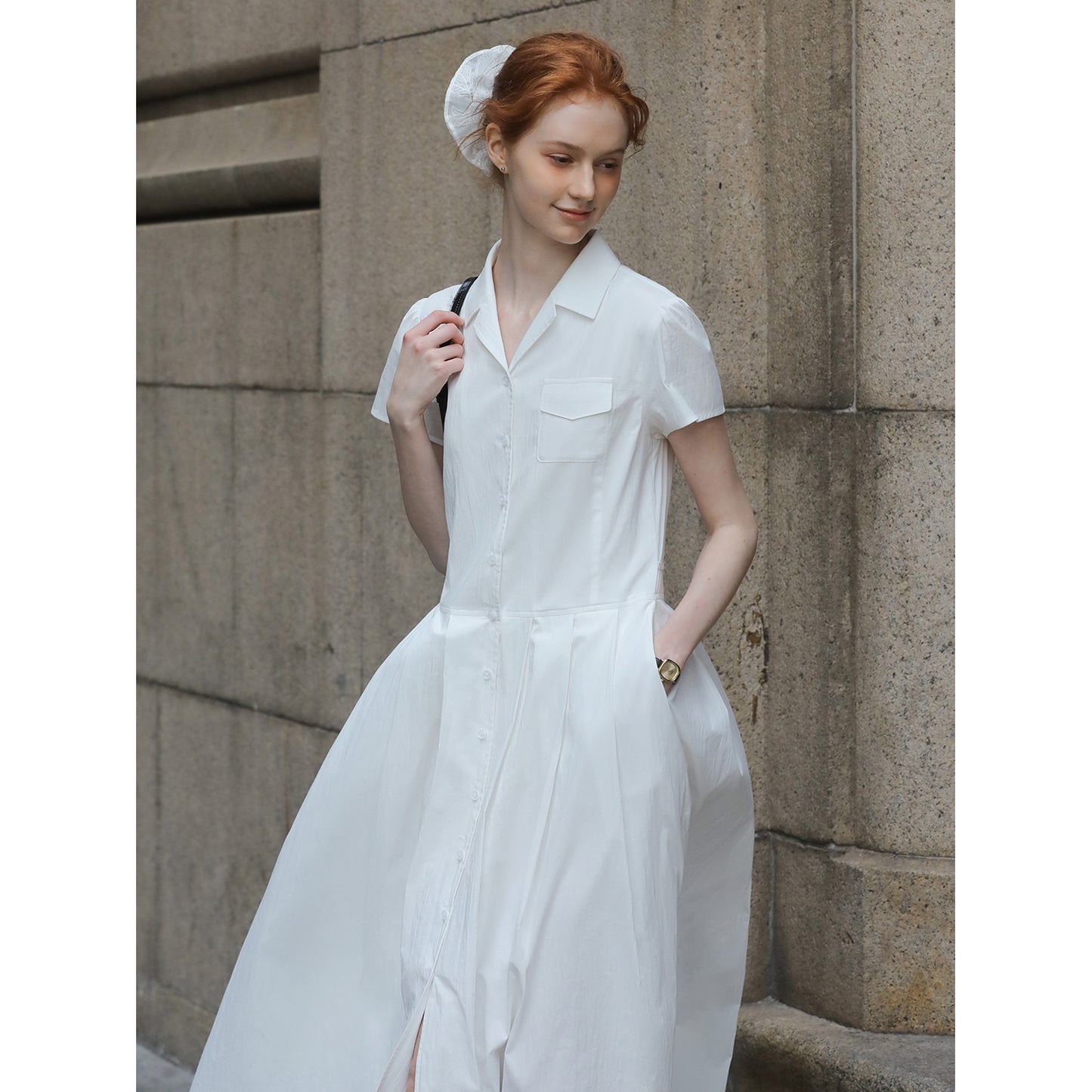 Classic Shirt Dress In Two Variations