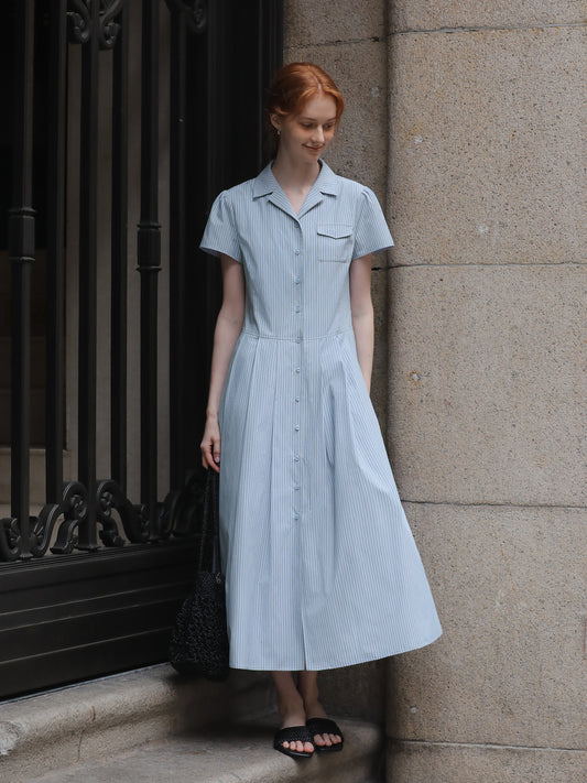 Classic Shirt Dress In Two Variations