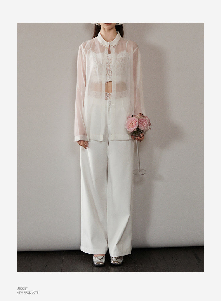 High Waist Wide-Leg Pants