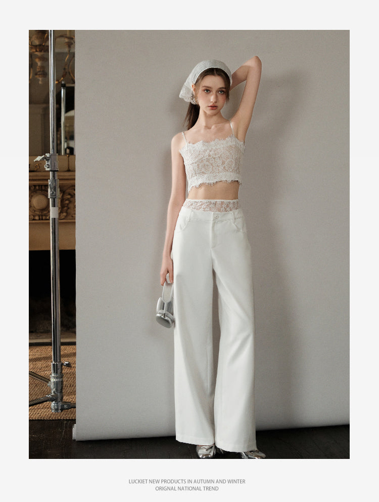 High Waist Wide-Leg Pants