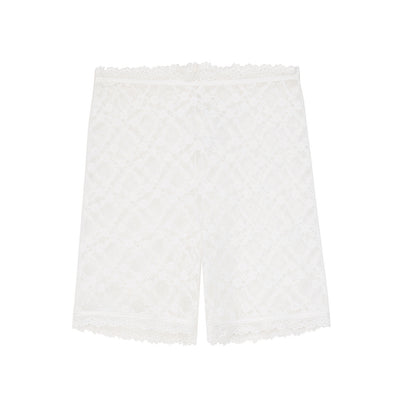 See-Through Lace Short Leggings