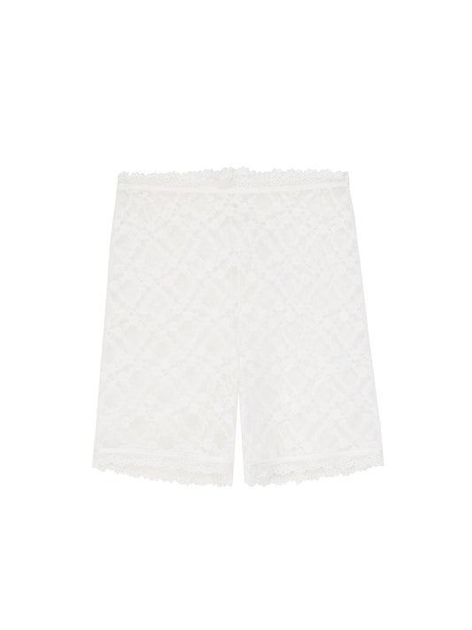 See-Through Lace Short Leggings