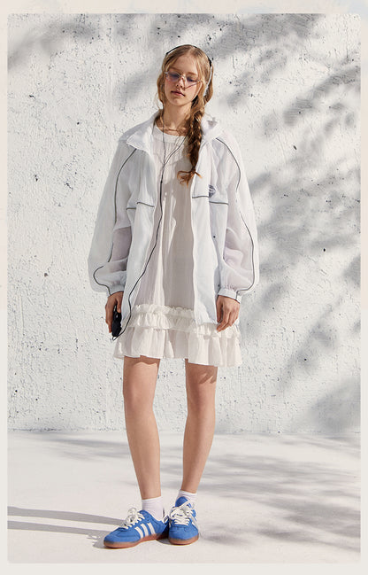 UPF50+ Outdoor Jacket With Detachable Hood