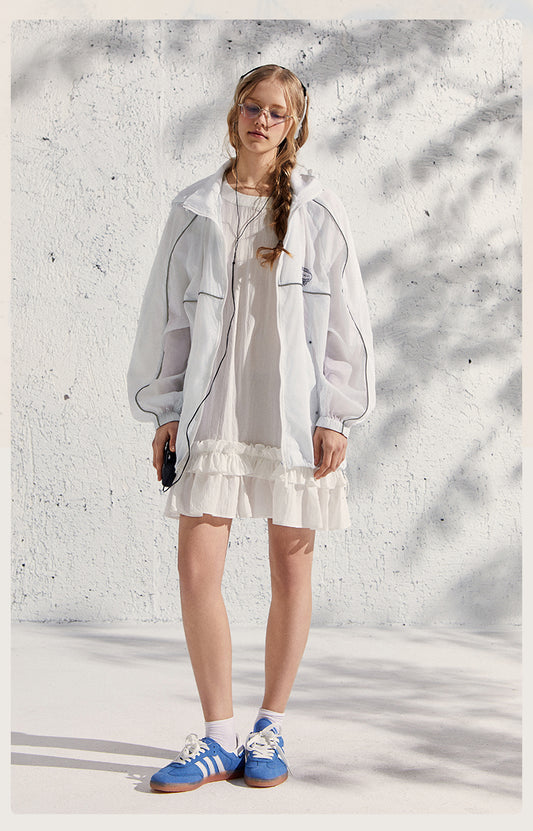 UPF50+ Outdoor Jacket With Detachable Hood
