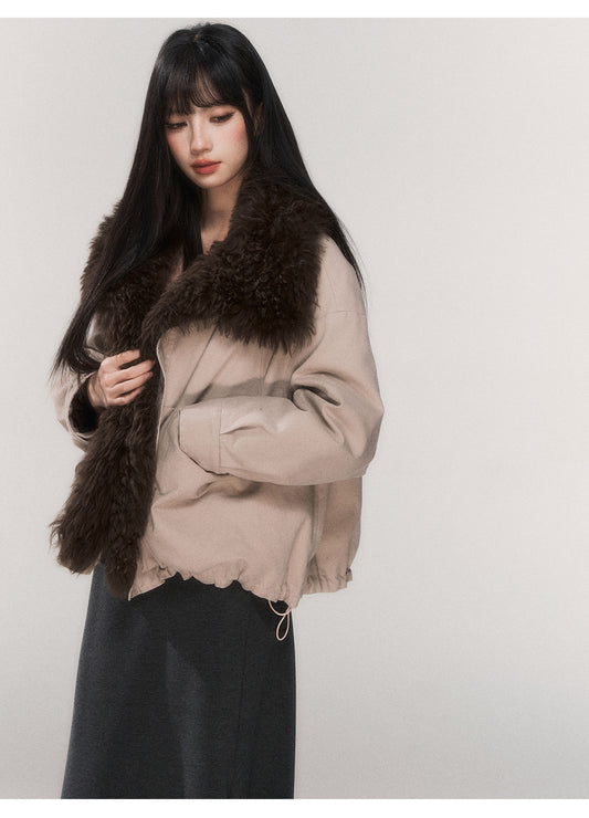 90% White Goose Down Jacket With Adjustable Hem