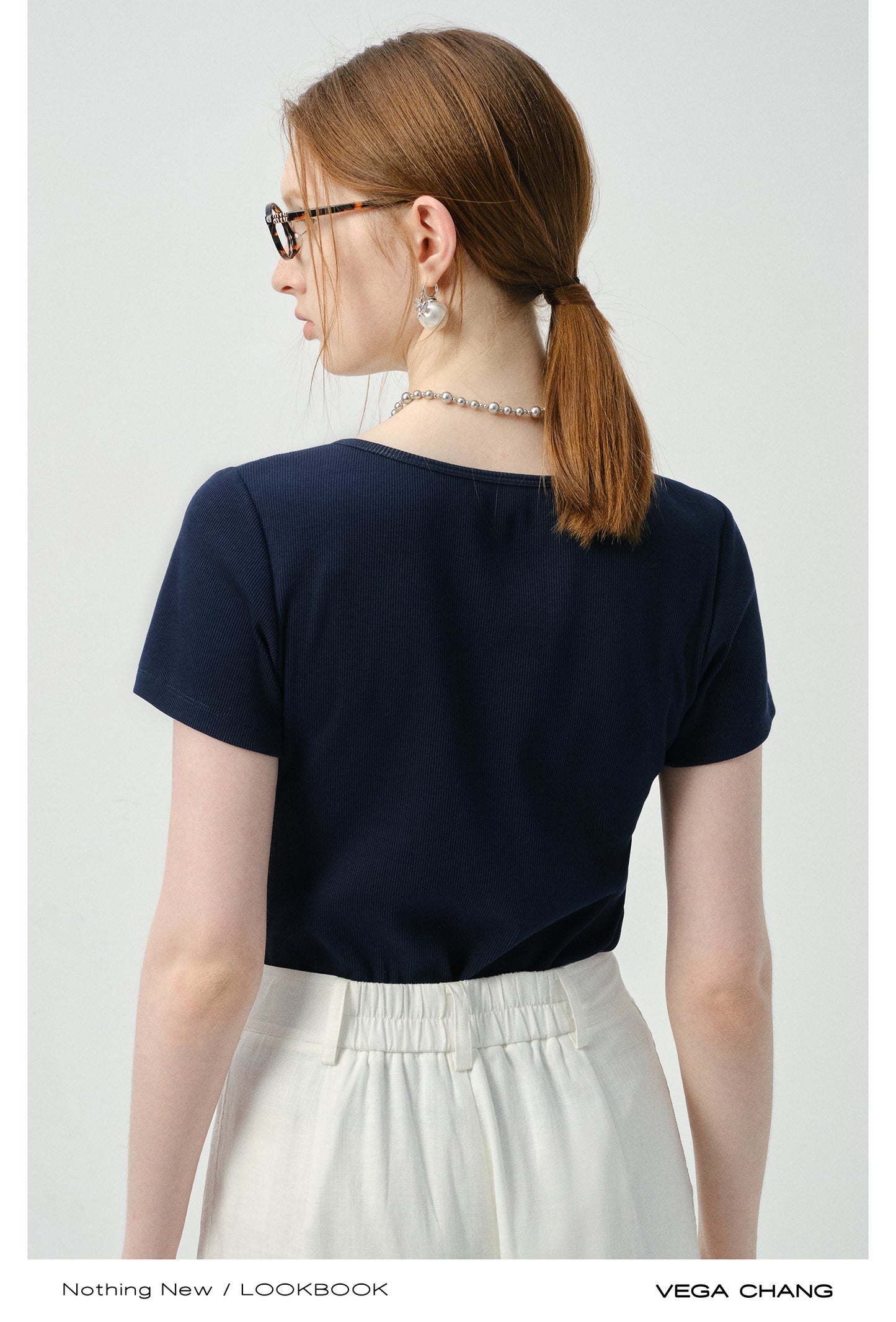 Embroidered Henley Neck T-Shirt