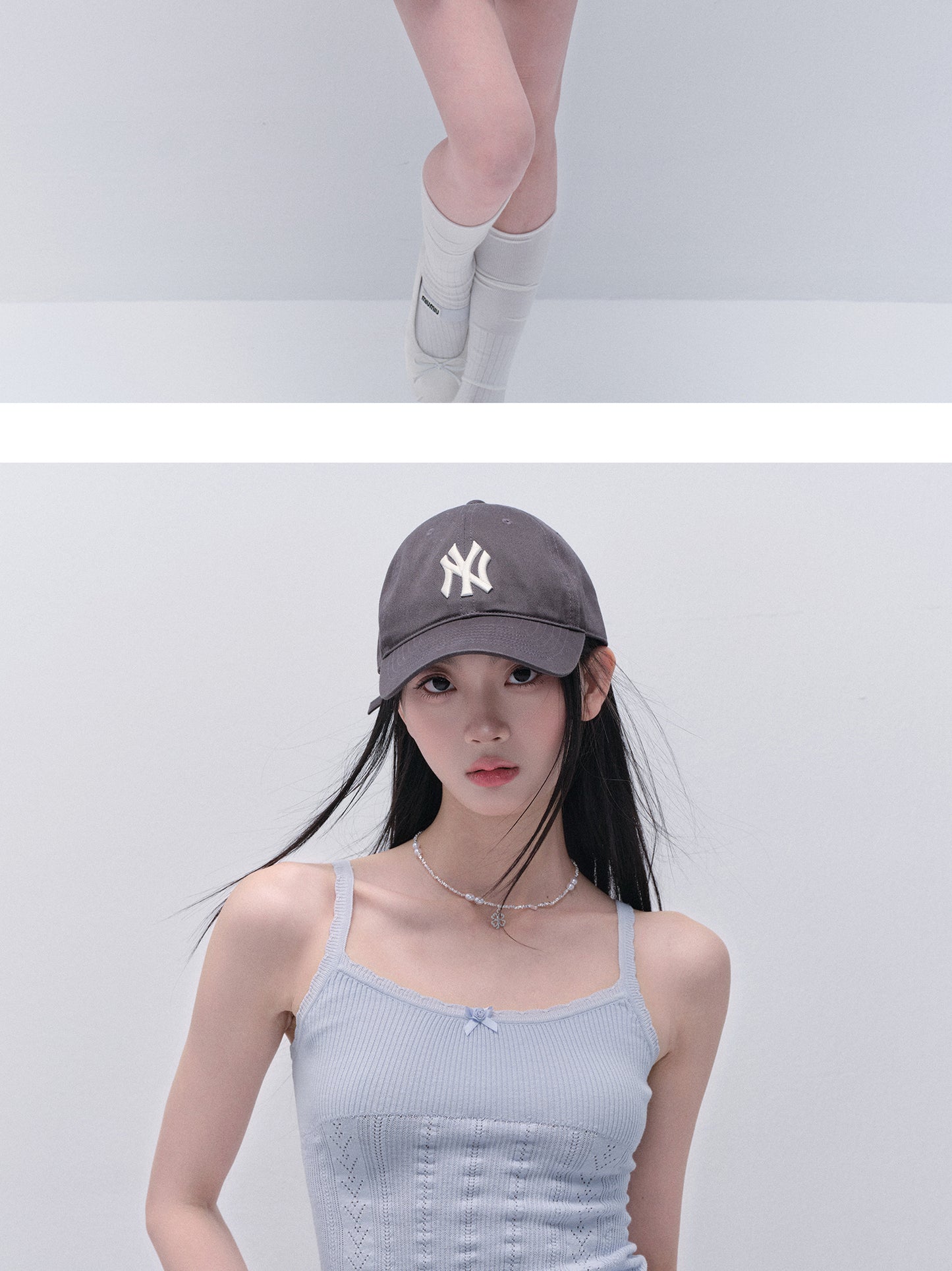 Pointelle Knit Cropped Camisole And Cardigan