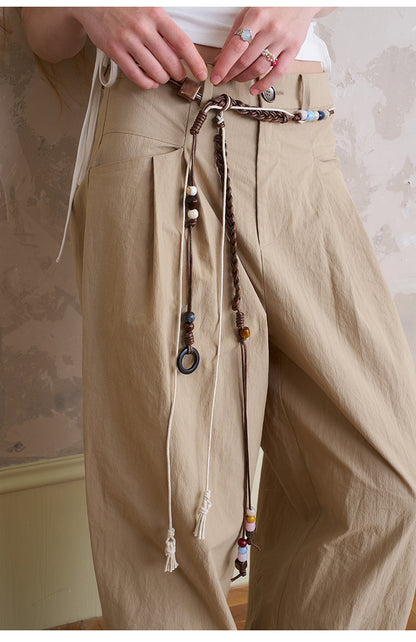 Beaded Bohemian Braided Belt