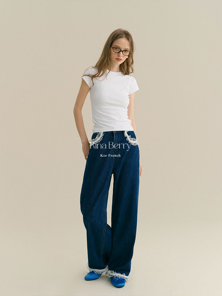 Basic Slim Fit Cap-Sleeve T-Shirt