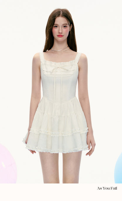 Fit-And-Flare Sleeveless Mini Dress