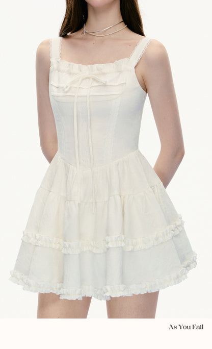 Fit-And-Flare Sleeveless Mini Dress