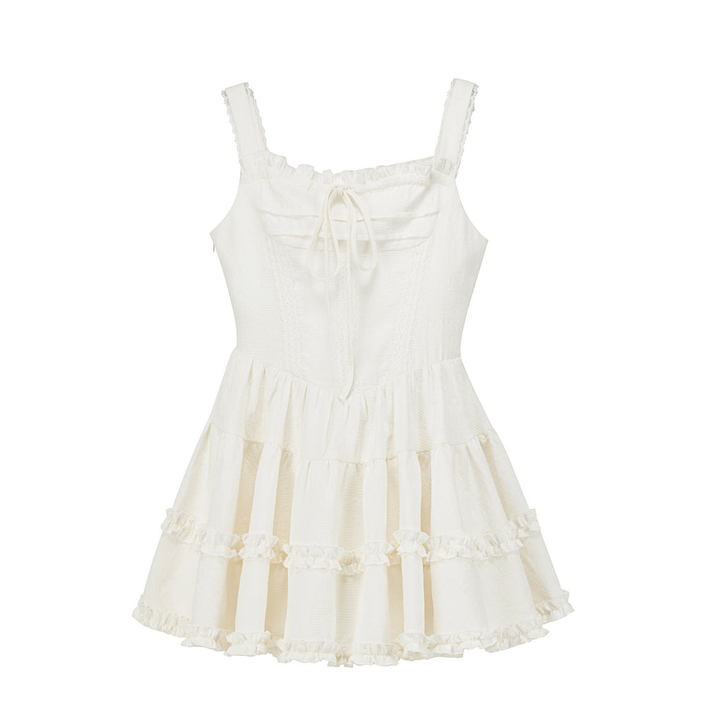Fit-And-Flare Sleeveless Mini Dress