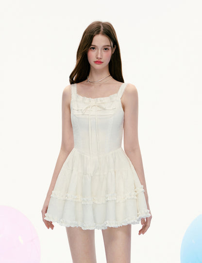 Fit-And-Flare Sleeveless Mini Dress