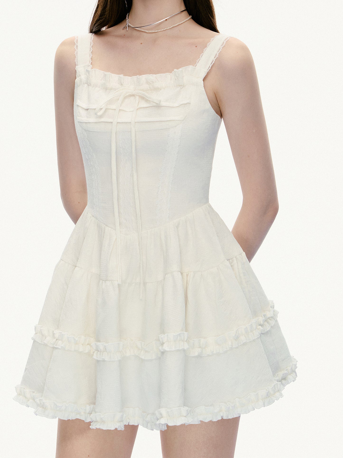 Fit-And-Flare Sleeveless Mini Dress