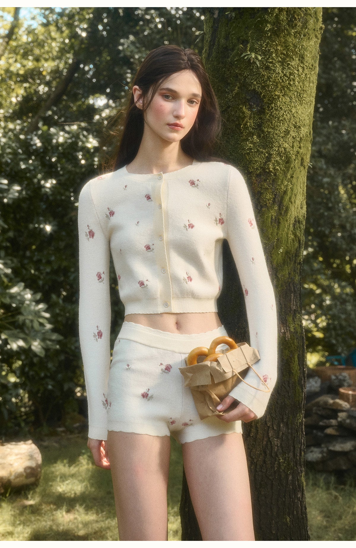 Floral Cozy Knit Collection - 7 Pieces