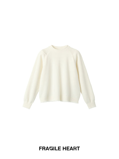 Frayed Edge Knit Sweater