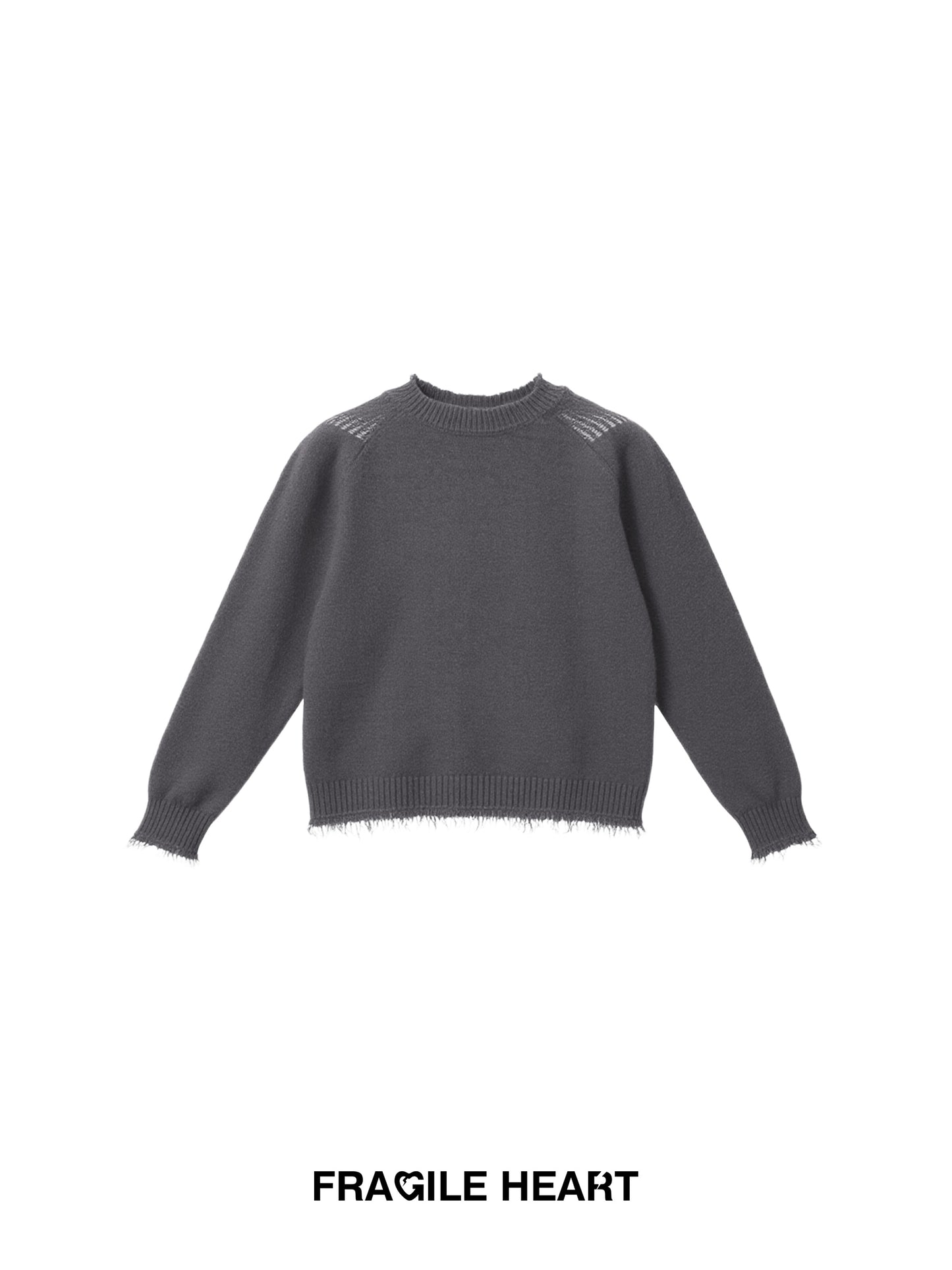 Frayed Edge Knit Sweater