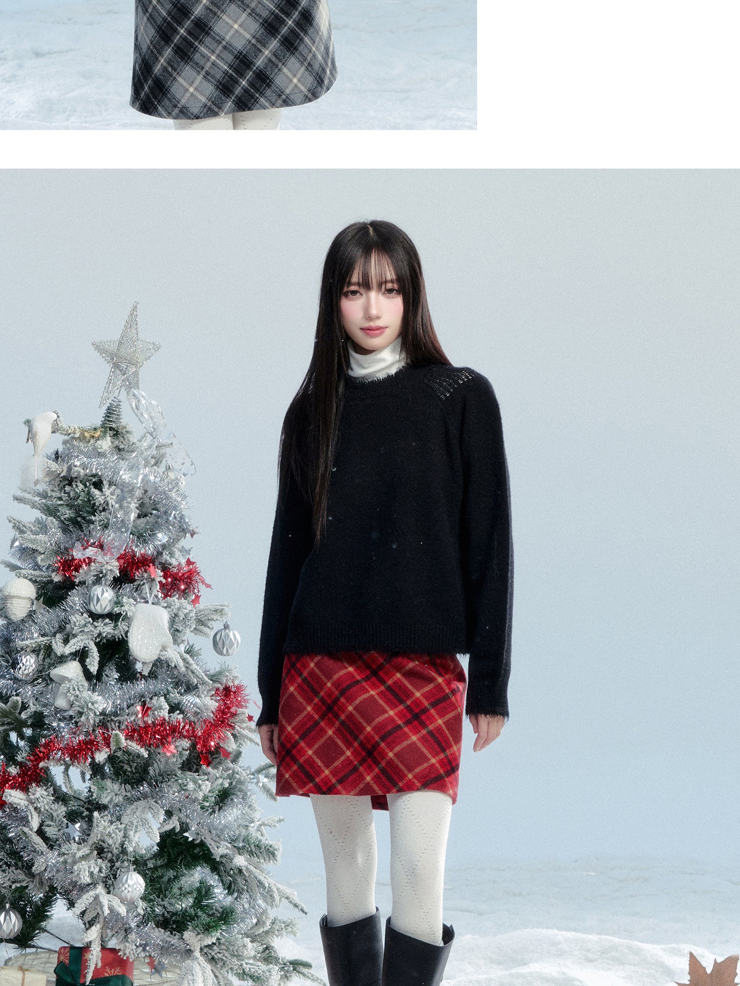 Frayed Edge Knit Sweater