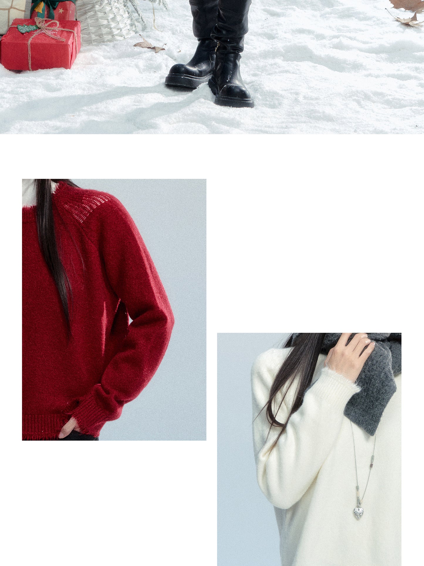 Frayed Edge Knit Sweater