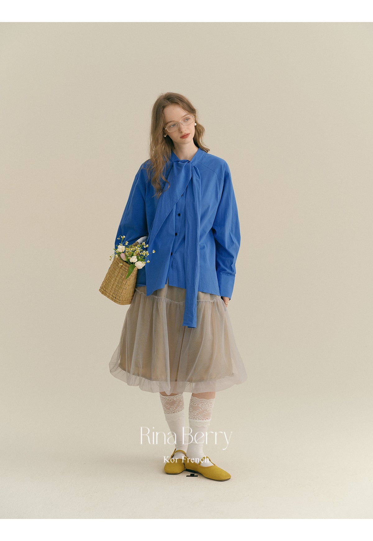 Statement Tie-Neck Shirt