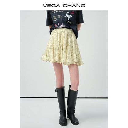 Puppy T-Shirt & Flutter Skirt