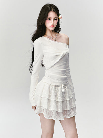 Asymmetric One-Shoulder Twisted Top