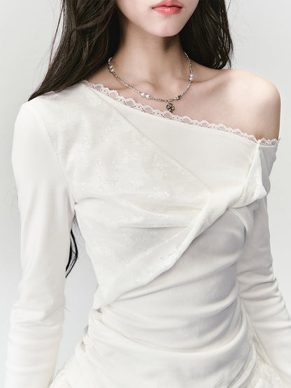 Asymmetric One-Shoulder Twisted Top