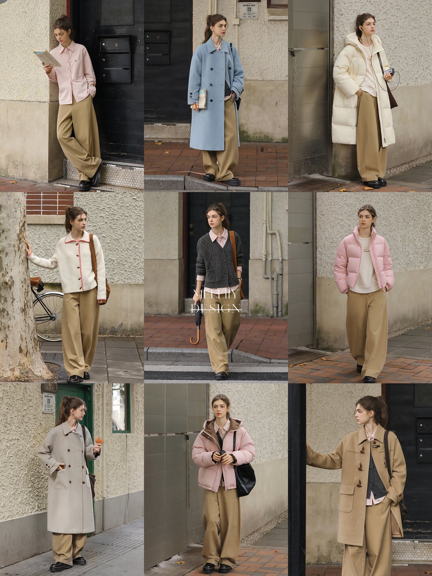 High Waist Loose Fit Scimitar Pants