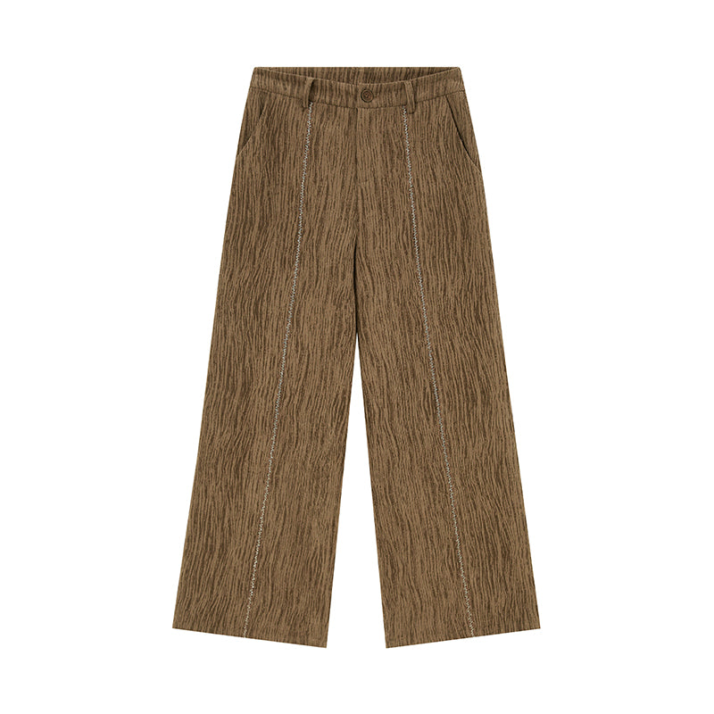 Relaxed Fit Straight Corduroy Pants