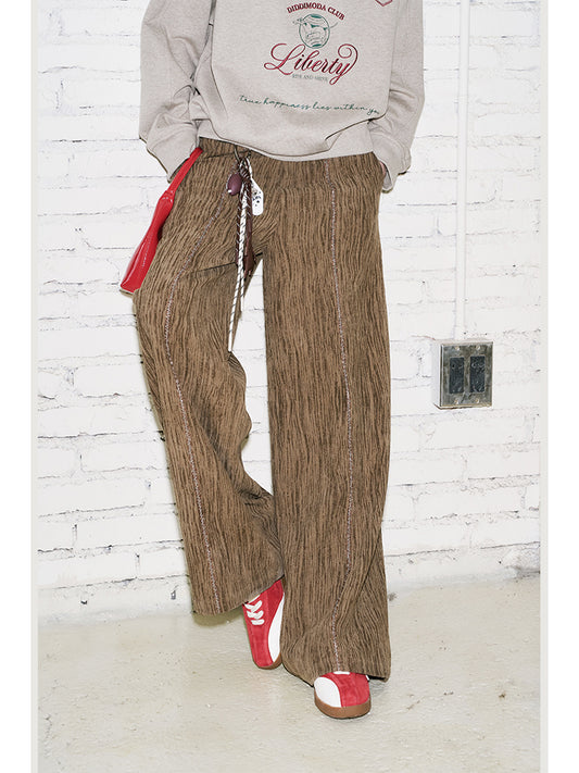 Relaxed Fit Straight Corduroy Pants