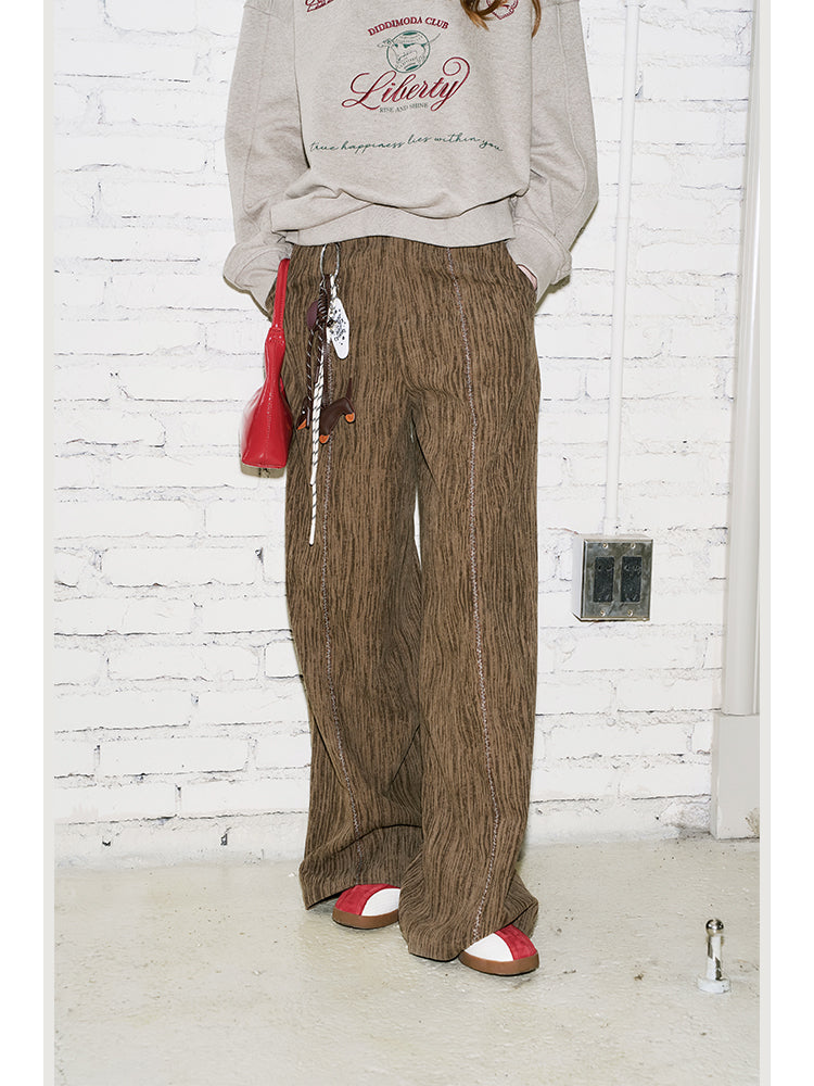 Relaxed Fit Straight Corduroy Pants