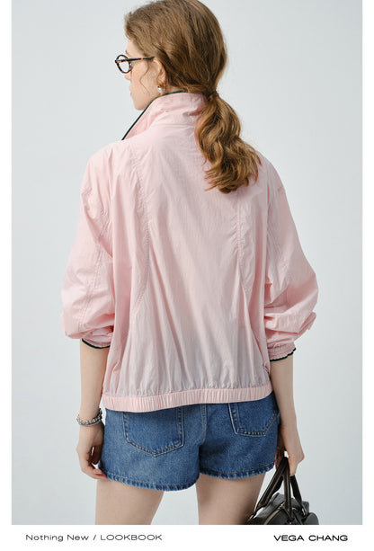 Lightweight UPF 50+ Sun Jacket With Contrast Trim