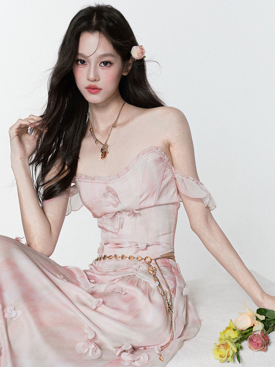 Gold-Tone Charm Chain Belt