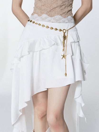 Gold-Tone Charm Chain Belt