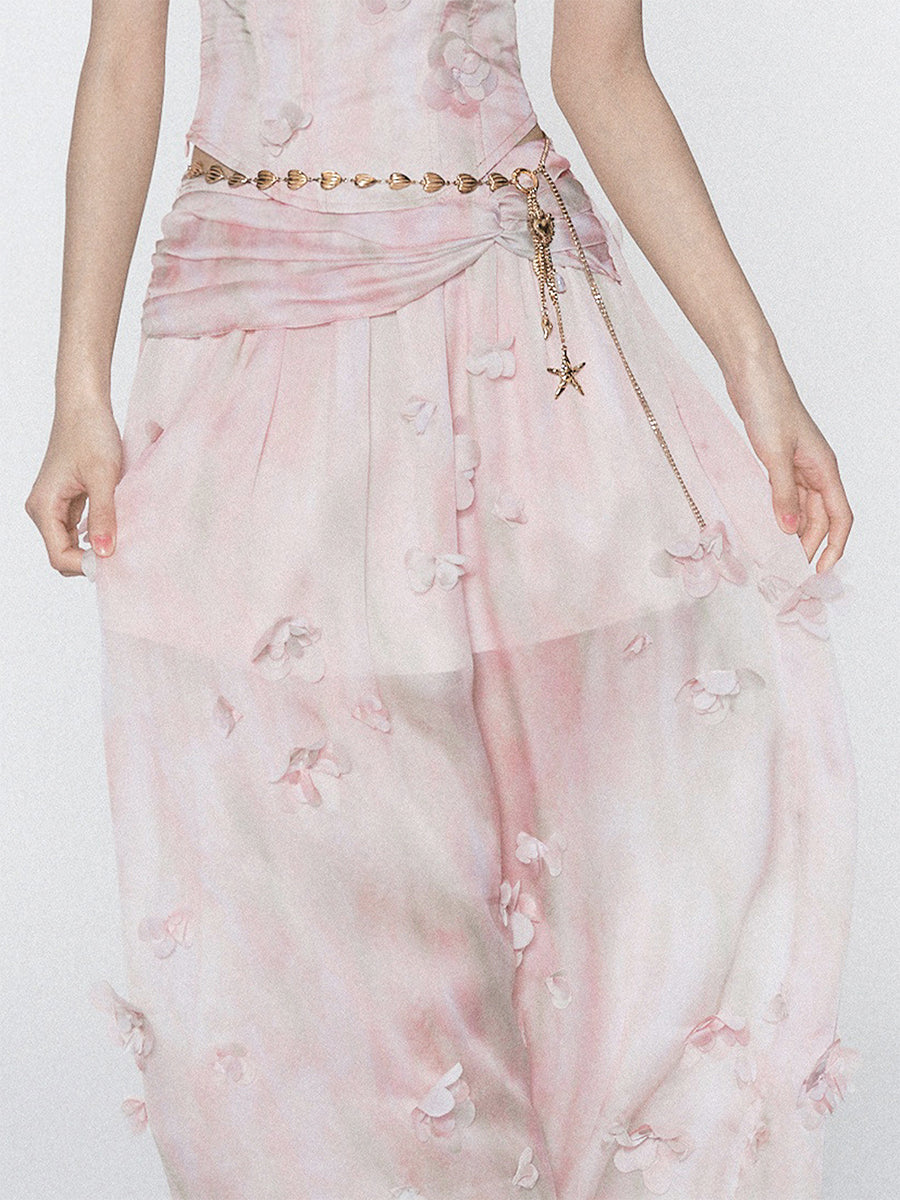 Gold-Tone Charm Chain Belt