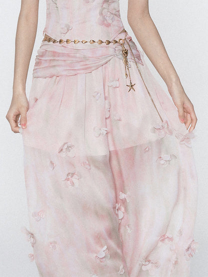 Gold-Tone Charm Chain Belt