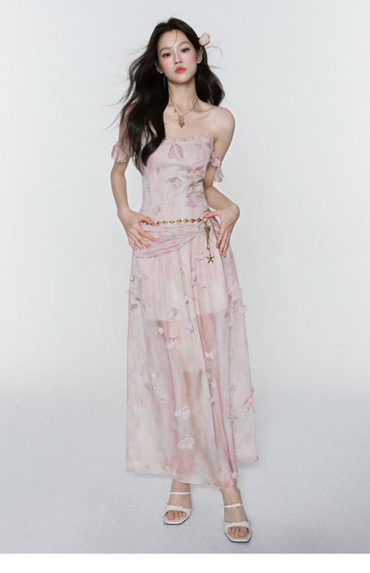 Gold-Tone Charm Chain Belt
