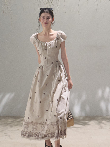 Puff-Sleeve Dress In 2 Variations, 2 Lengths