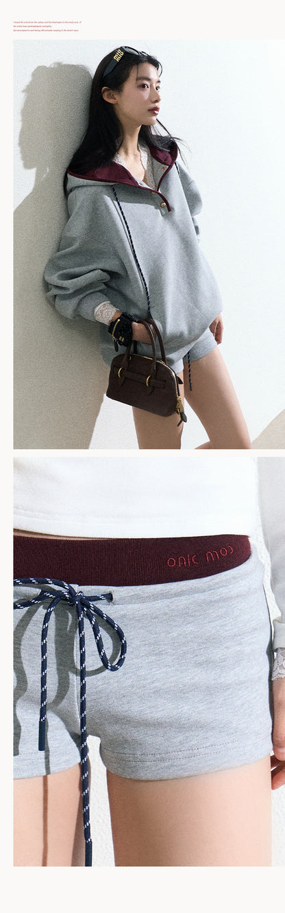 Versatile Casual Shorts With Drawstring