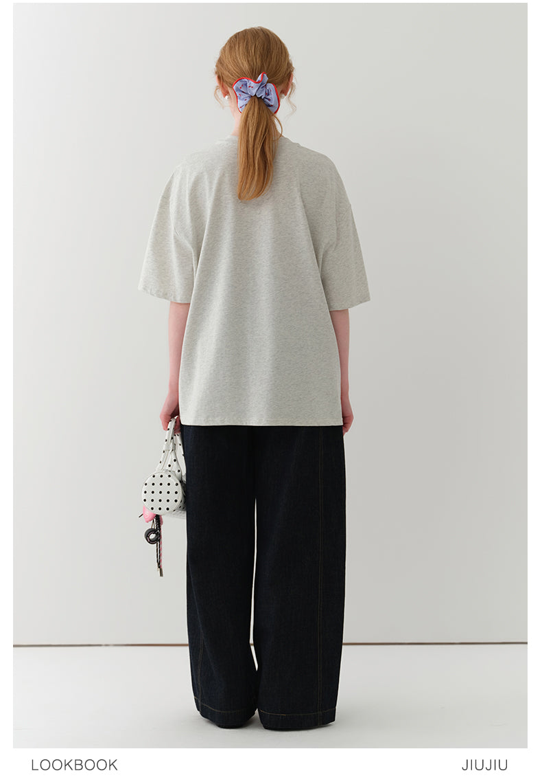 Journey To London Oversized Cotton Printed T-Shirt