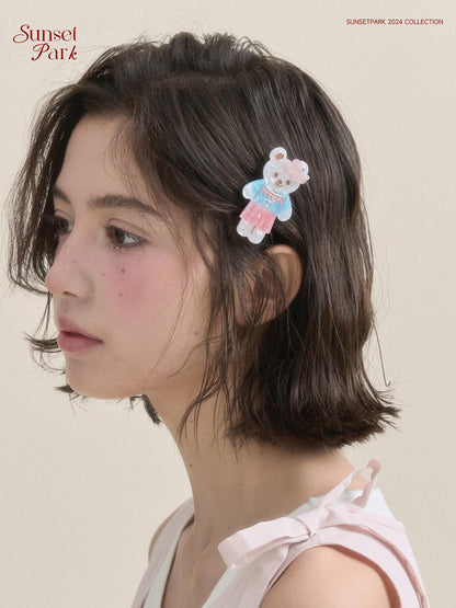 Teddy Bear Hair Pins (3 Variations)