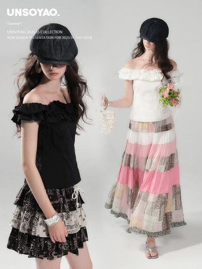 Ruffled Off-Shoulder Top
