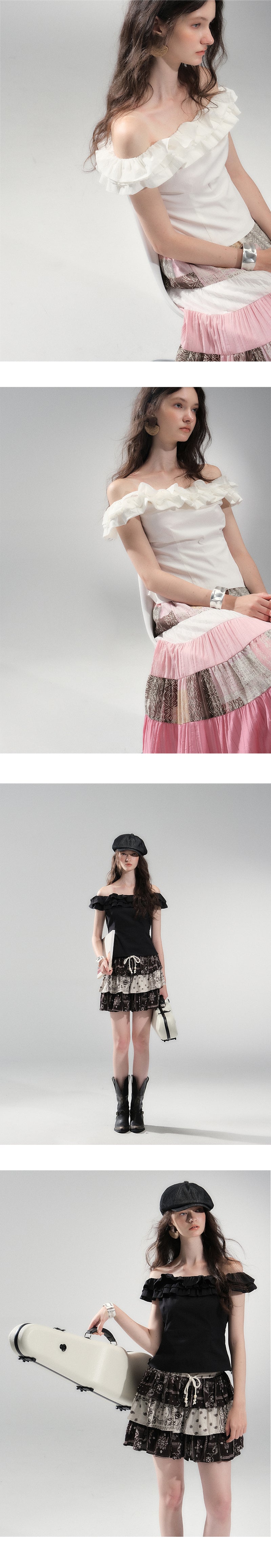 Ruffled Off-Shoulder Top